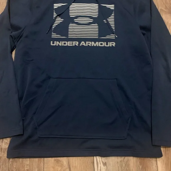 Under Armour Men's Dark Blue Hoodie - Picture 4 of 4